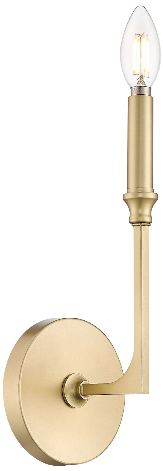 Millennium Azara 1-Light 5" Vintage Brass Wall Sconce