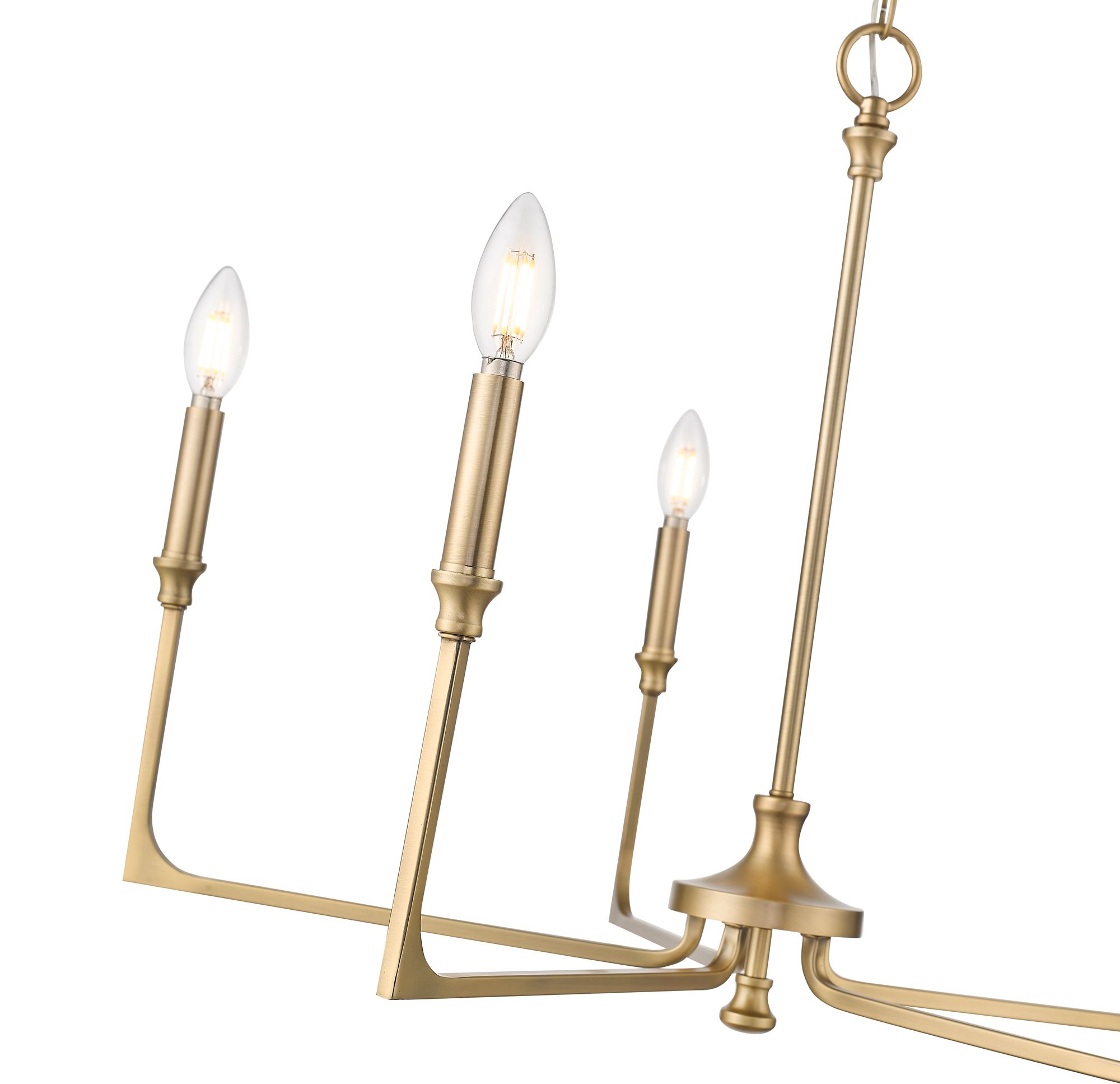Millennium Azara 5-Light 28" Vintage Brass Chandelier