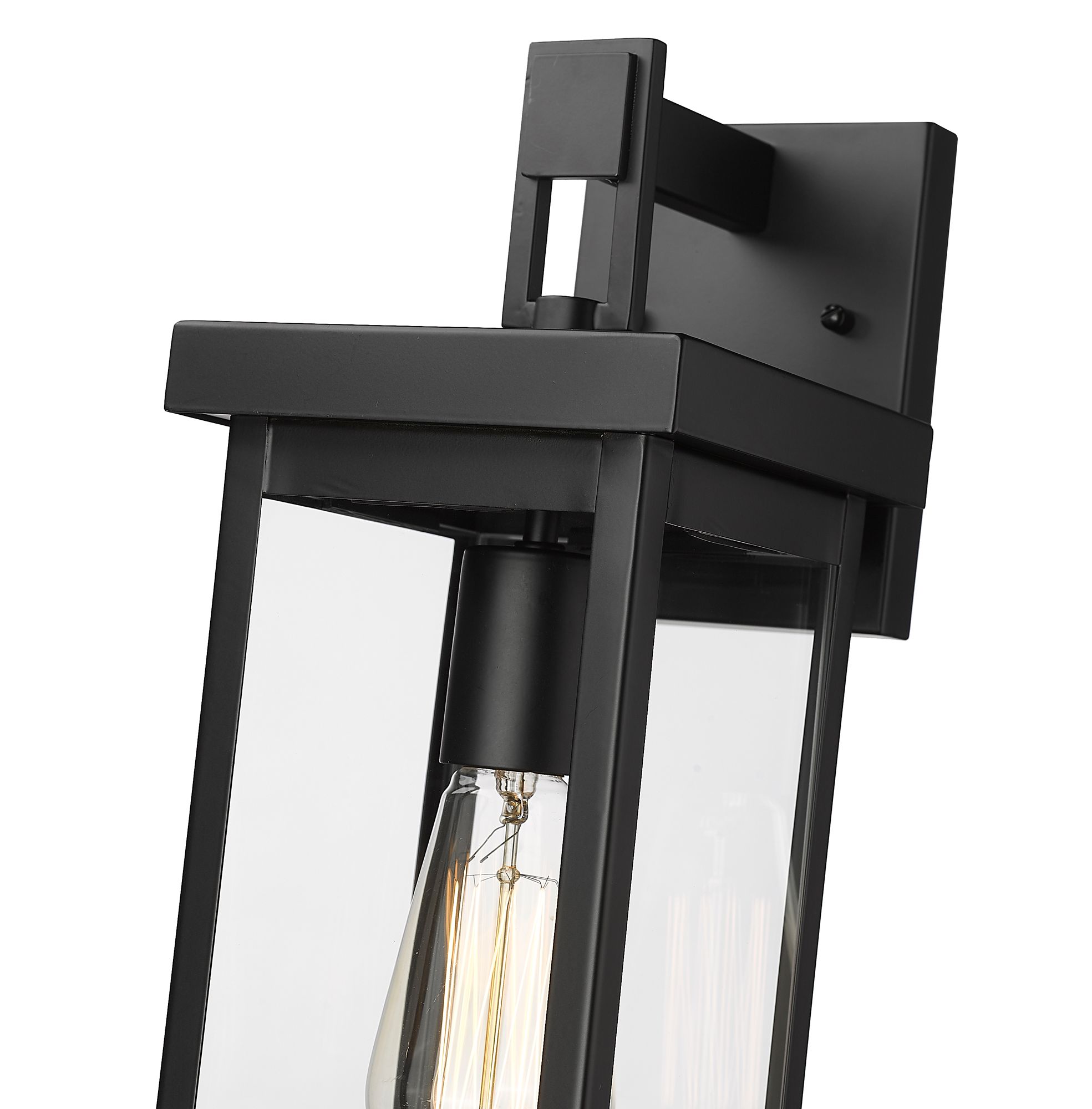 Image 5 Millennium Barkeley 1-Light 16" Powder Coated Black Outdoor Wall Sconce more views