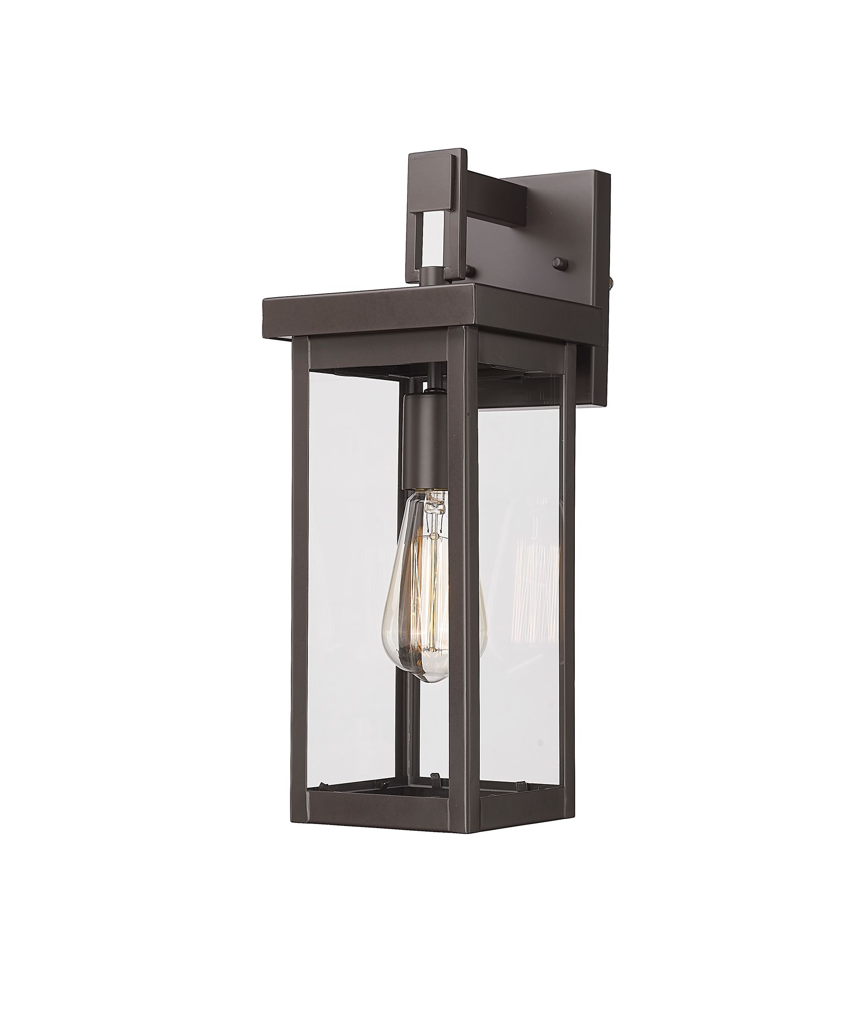 Image 2 Millennium Barkeley 1-Light 16" Powder Coated Bronze Outdoor Wall Sconce more views