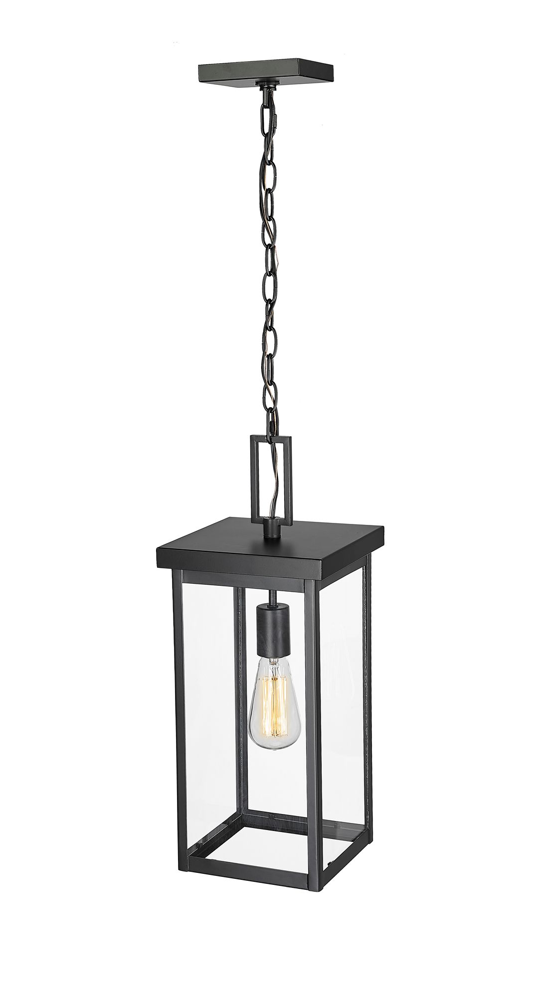Image 5 Millennium Barkeley 1-Light 20" Powder Coated Black Outdoor Hanging Lantern more views
