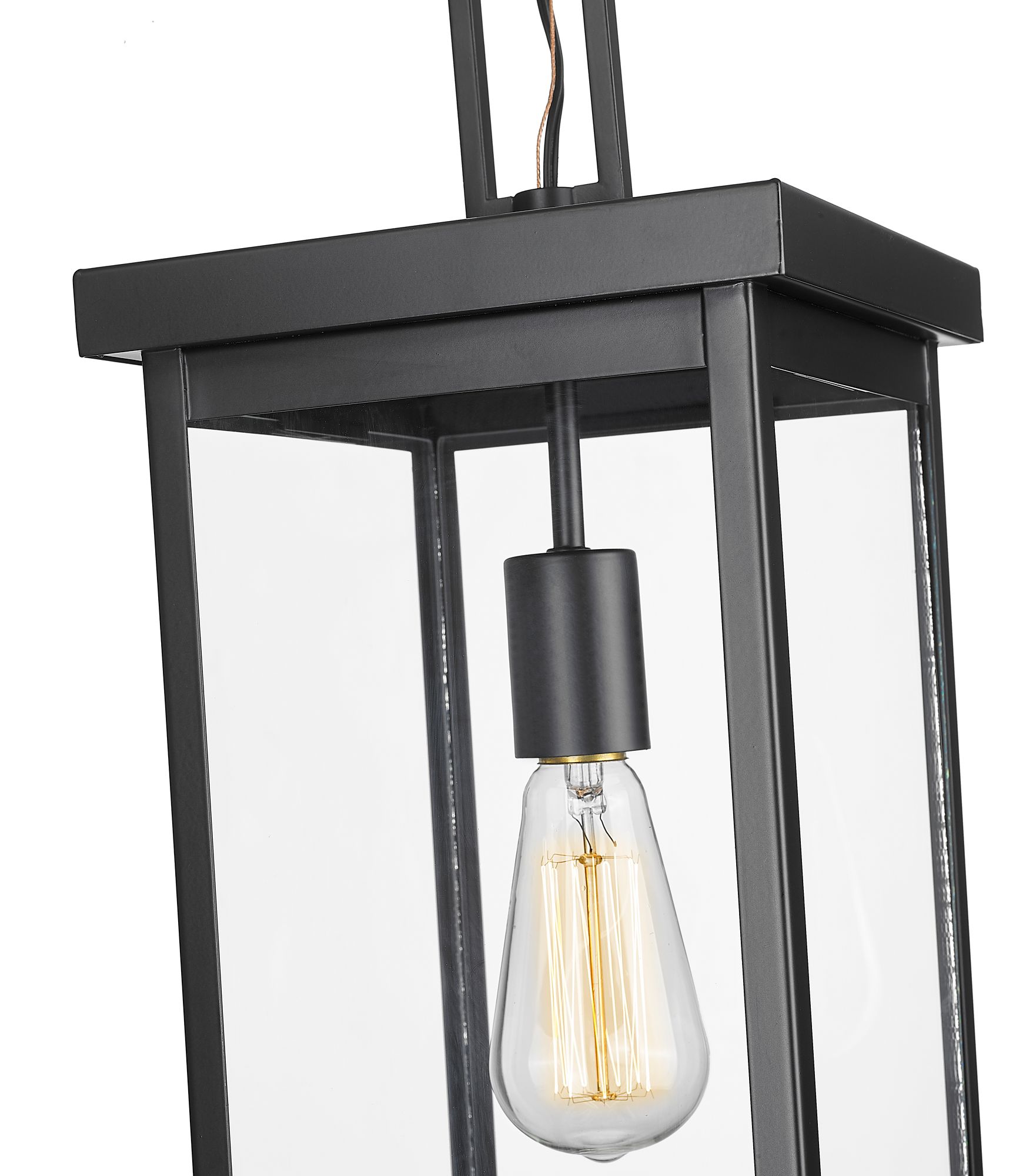 Image 6 Millennium Barkeley 1-Light 20" Powder Coated Black Outdoor Hanging Lantern more views