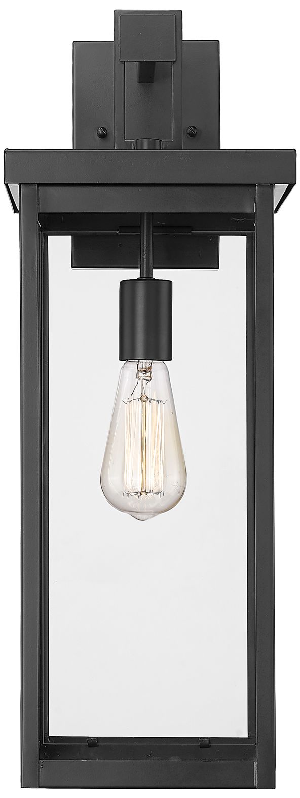Millennium Barkeley 1-Light 22" Powder Coated Black Outdoor Wall Sconce