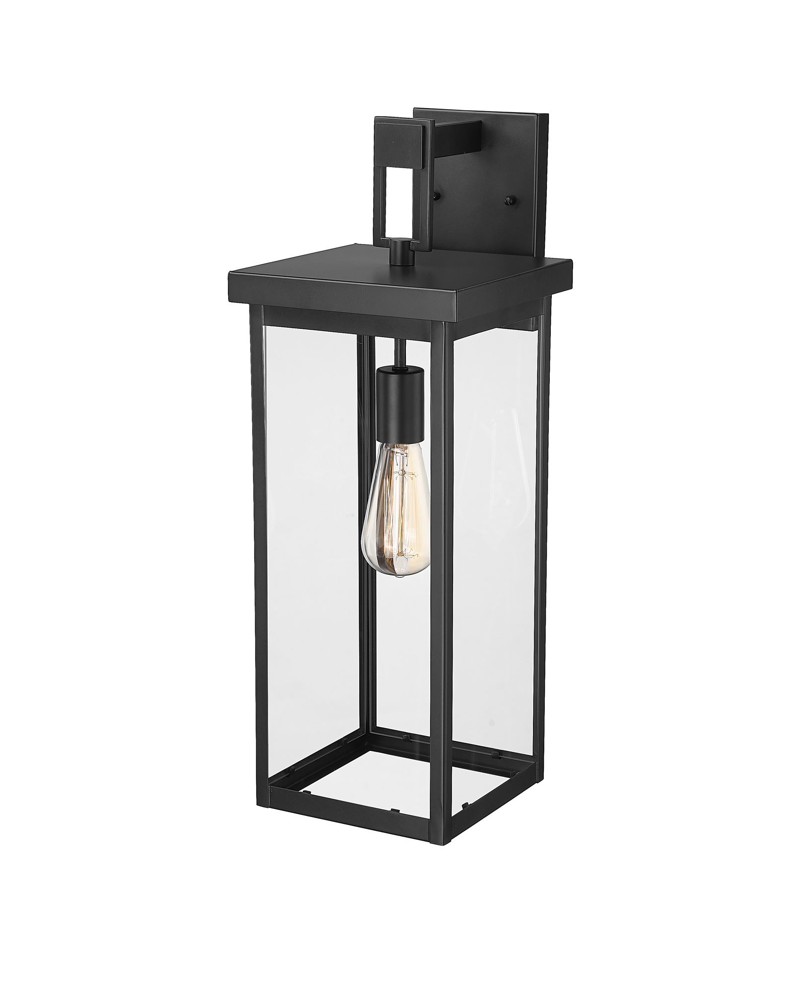 Image 3 Millennium Barkeley 1-Light 22" Powder Coated Black Outdoor Wall Sconce more views