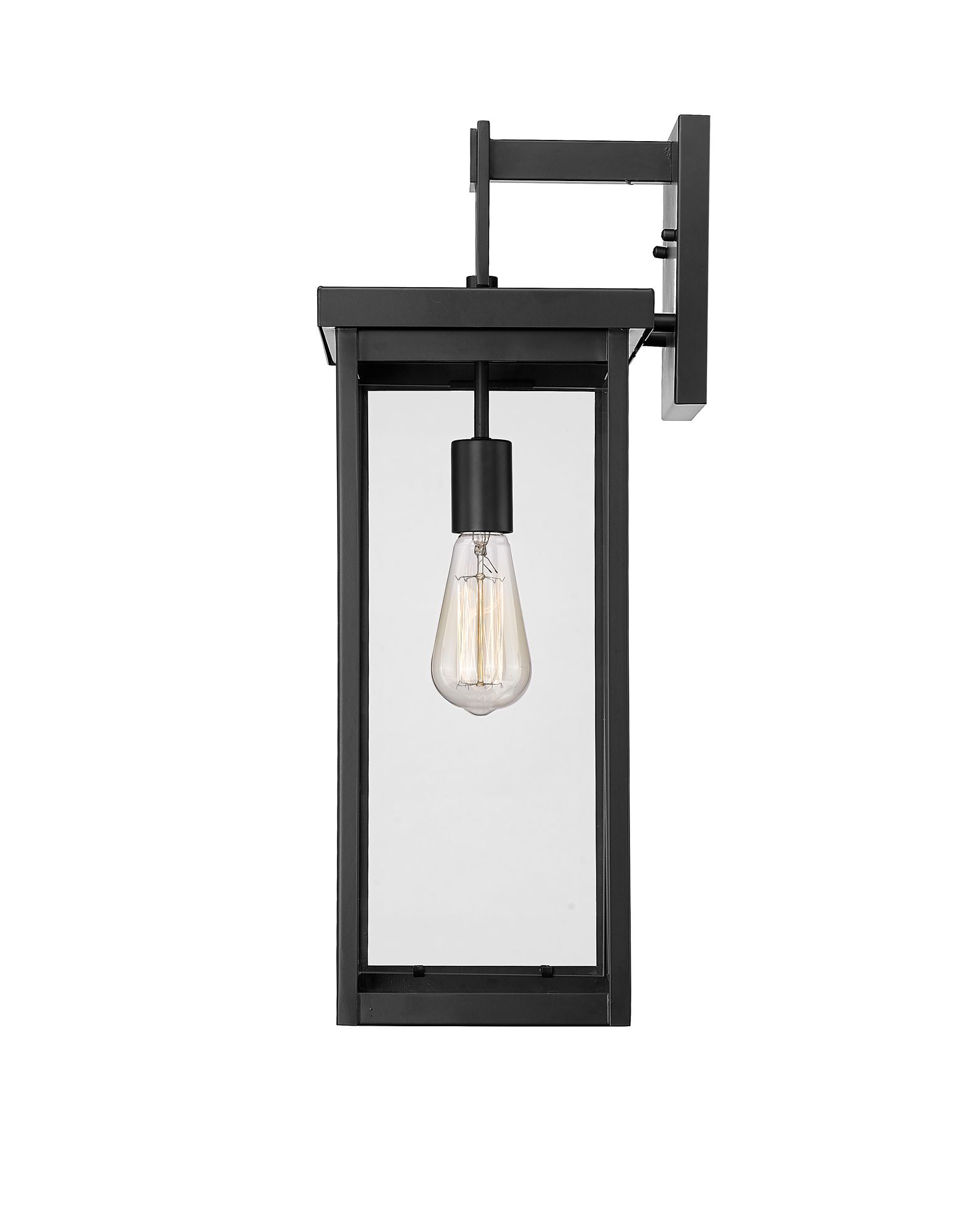 Image 4 Millennium Barkeley 1-Light 22" Powder Coated Black Outdoor Wall Sconce more views