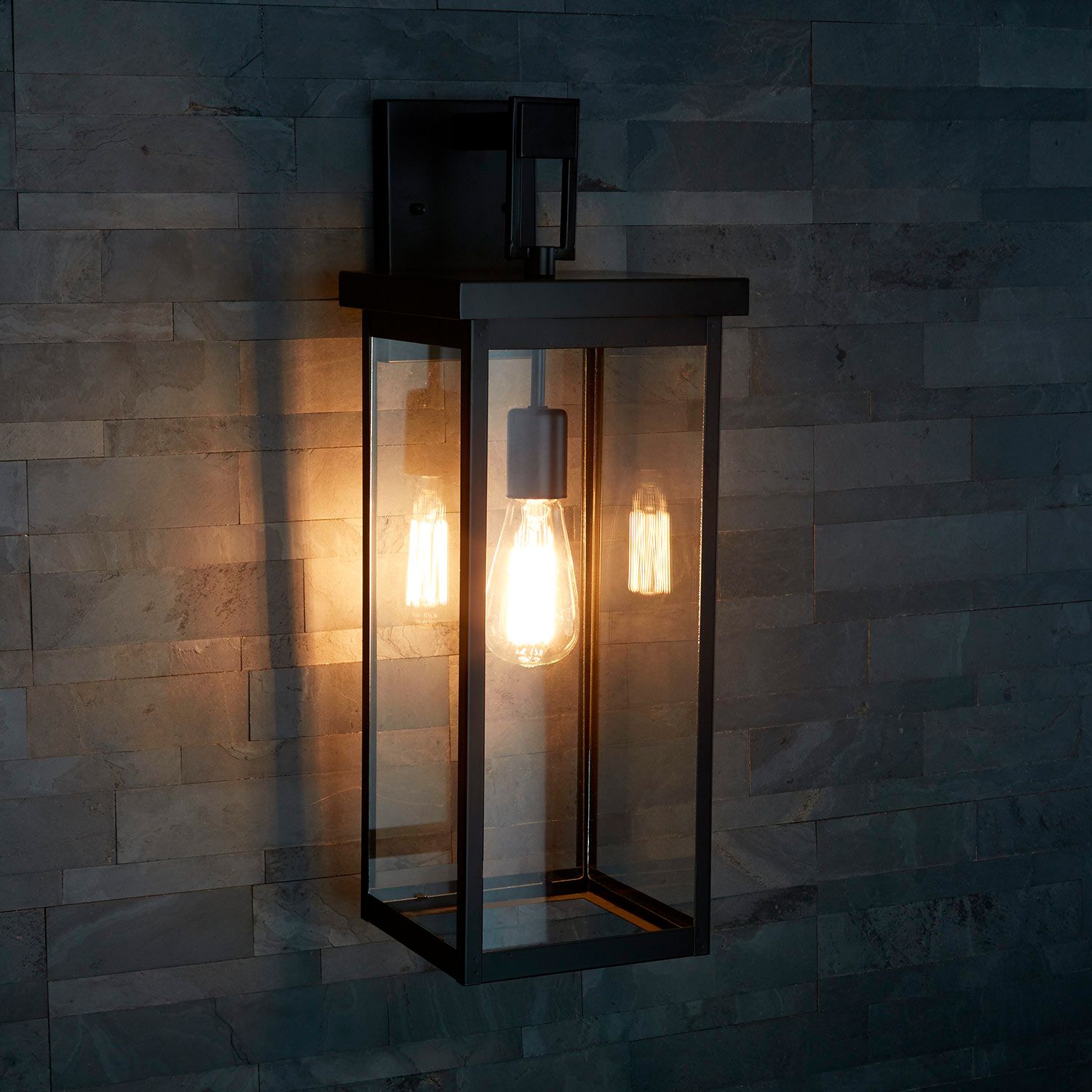 Millennium Barkeley 1-Light 22" Powder Coated Black Outdoor Wall Sconce