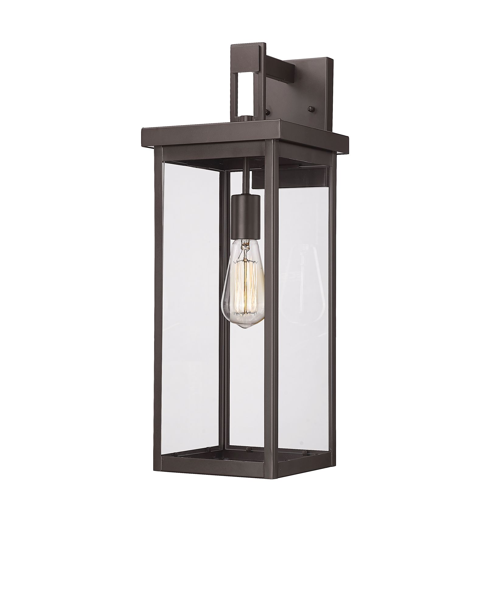 Image 2 Millennium Barkeley 1-Light 22" Powder Coated Bronze Outdoor Wall Sconce more views