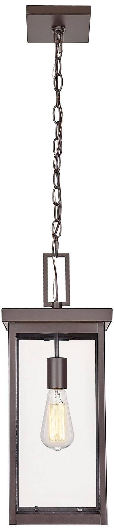 Millennium Barkeley 1-Lt 20" Powder Coated Bronze Outdoor Hanging Lantern