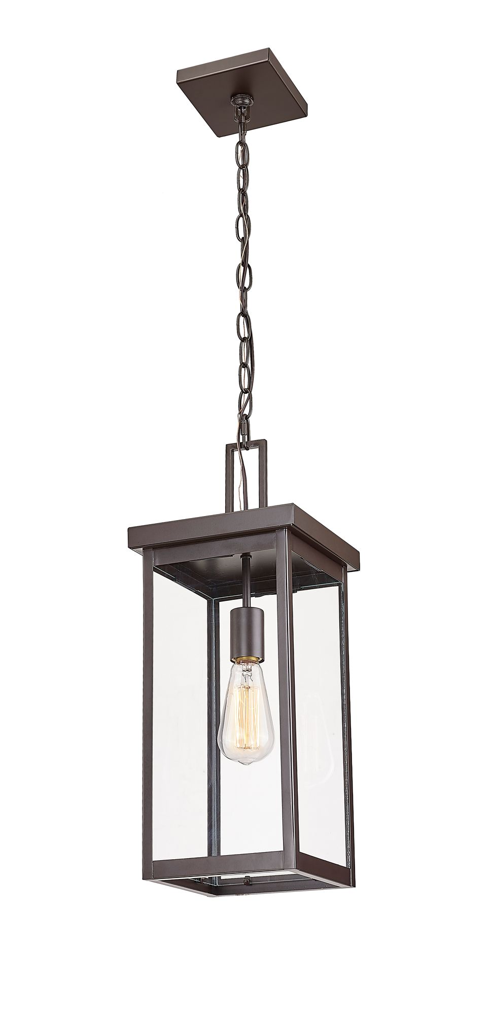 Image 3 Millennium Barkeley 1-Lt 20" Powder Coated Bronze Outdoor Hanging Lantern more views