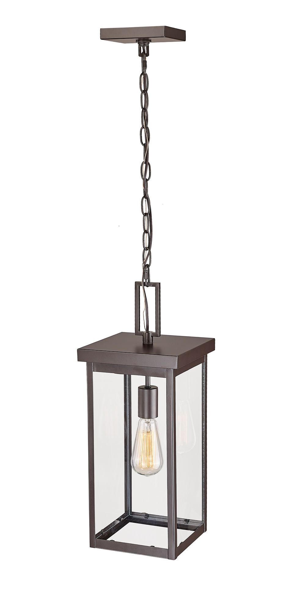 Image 4 Millennium Barkeley 1-Lt 20" Powder Coated Bronze Outdoor Hanging Lantern more views