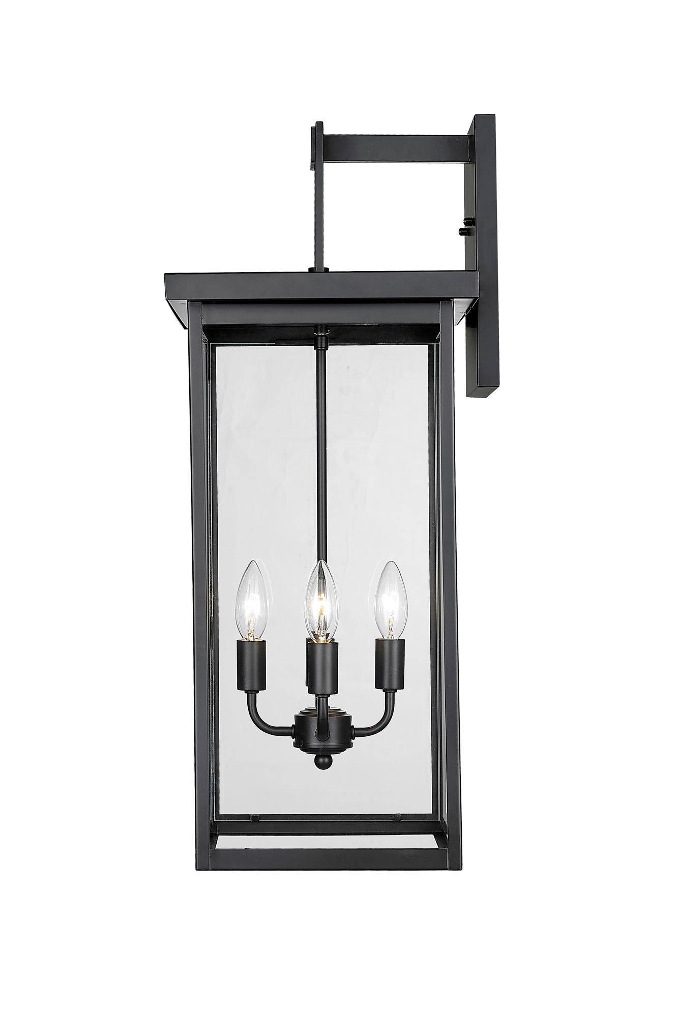 Image 4 Millennium Barkeley 4-Light 27" Powder Coated Black Outdoor Wall Sconce more views