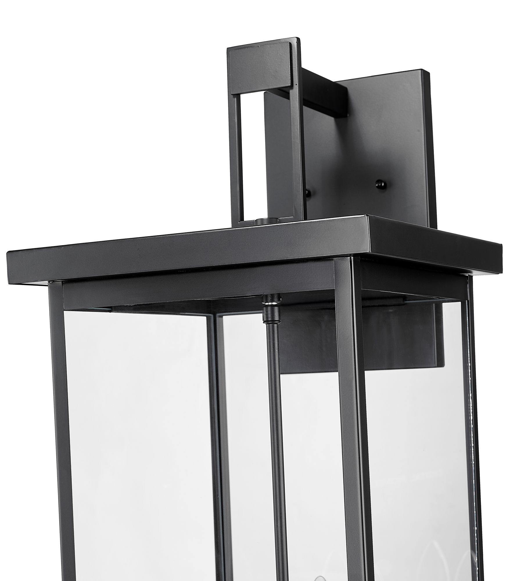 Image 5 Millennium Barkeley 4-Light 27" Powder Coated Black Outdoor Wall Sconce more views