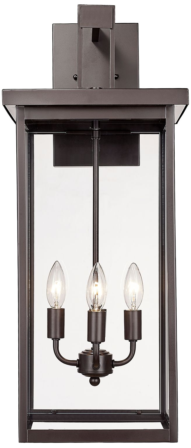 Millennium Barkeley 4-Light 27" Powder Coated Bronze Outdoor Wall Sconce