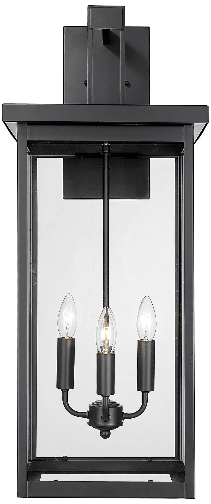 Millennium Barkeley 4-Light 30" Powder Coated Black Outdoor Wall Sconce