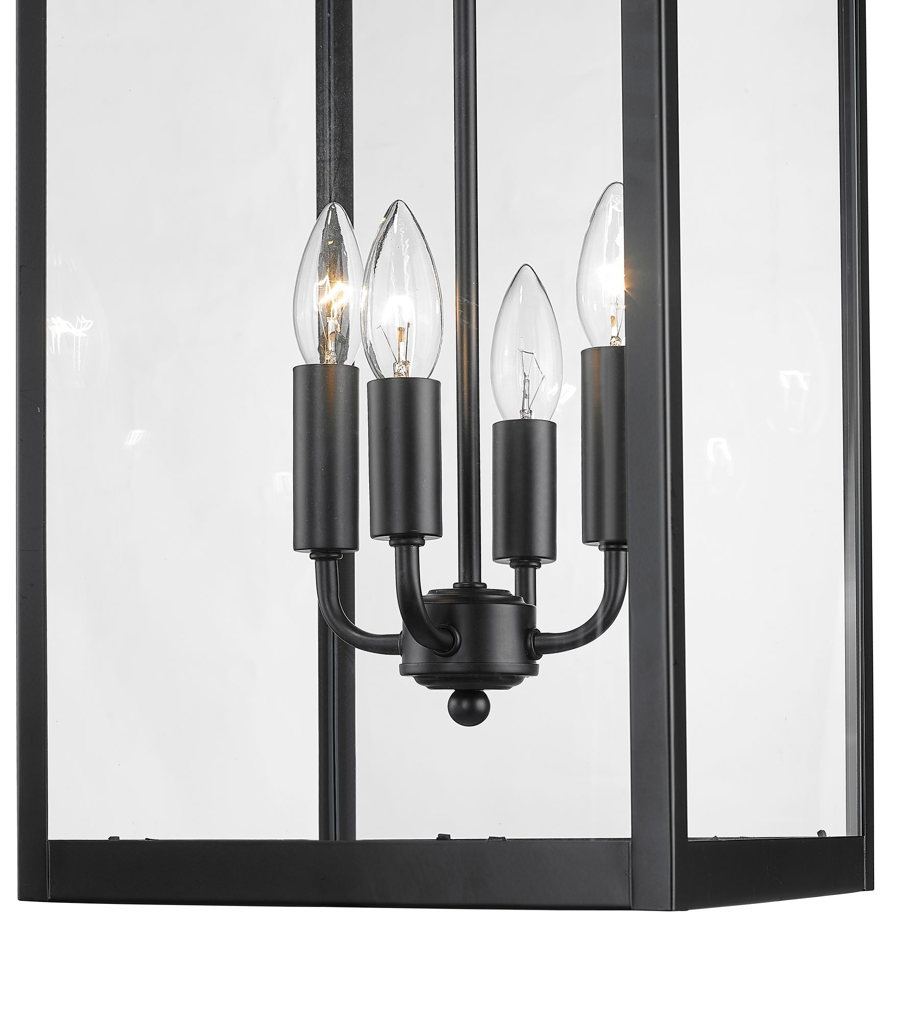 Image 5 Millennium Barkeley 4-Light 30" Powder Coated Black Outdoor Wall Sconce more views