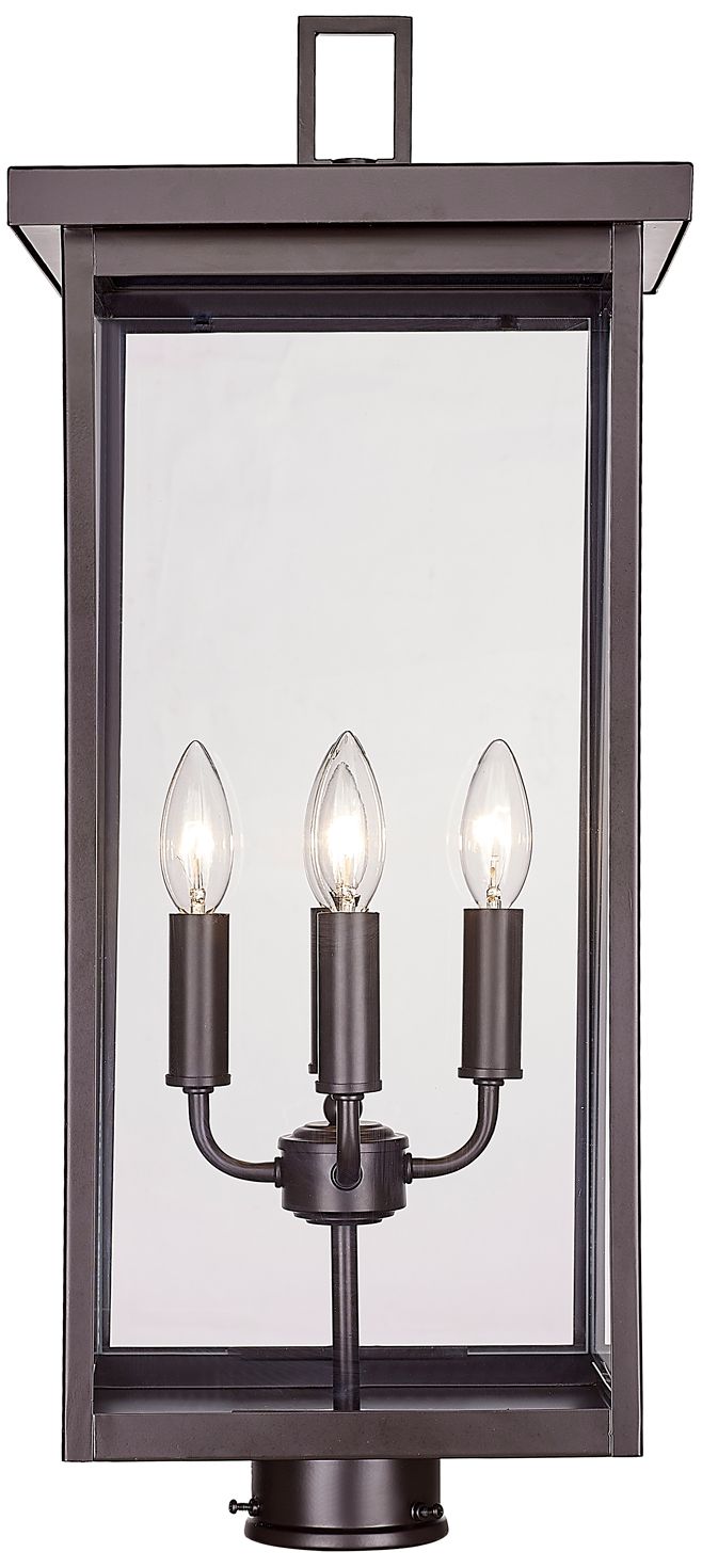 Thumbnail1 of Millennium Barkeley 4-Lt 26.25" Powder Coated Bronze Outdoor Post Lantern