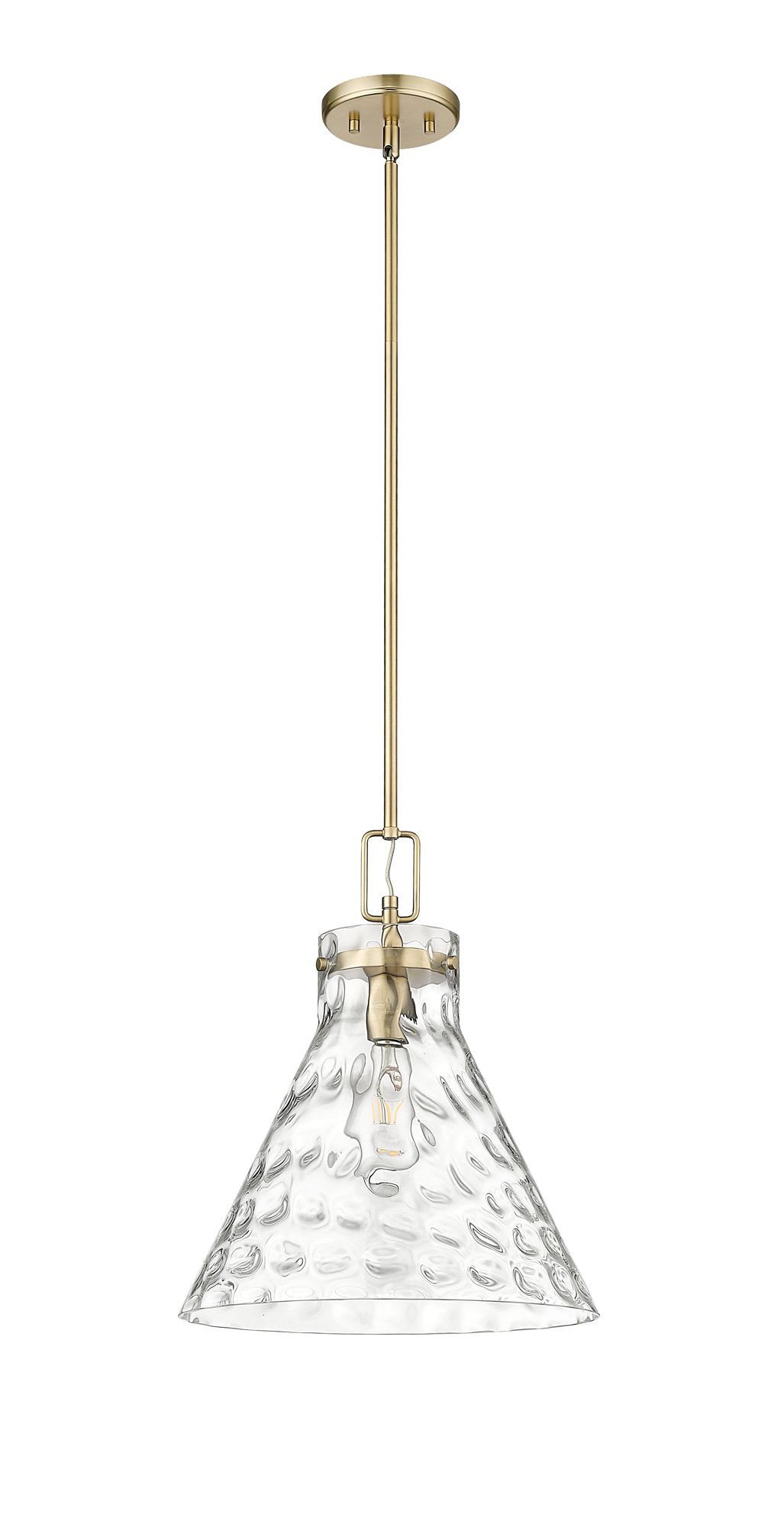 Image 3 Millennium Barlon 1-Light 14" Modern Gold Pendant with Glass Shade more views
