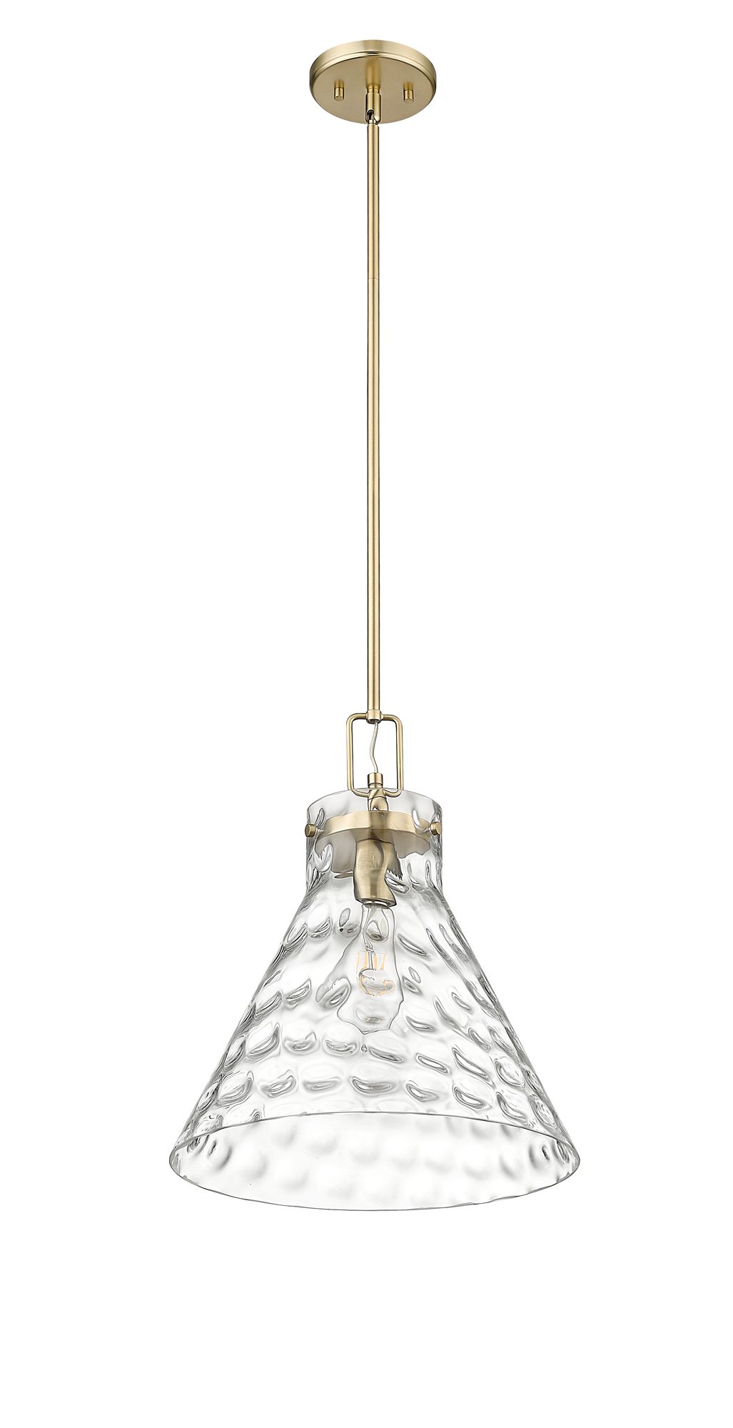 Image 4 Millennium Barlon 1-Light 14" Modern Gold Pendant with Glass Shade more views