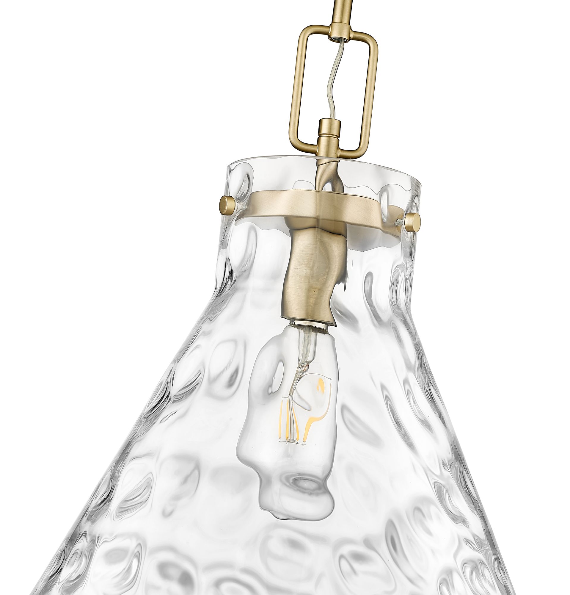 Image 6 Millennium Barlon 1-Light 14" Modern Gold Pendant with Glass Shade more views