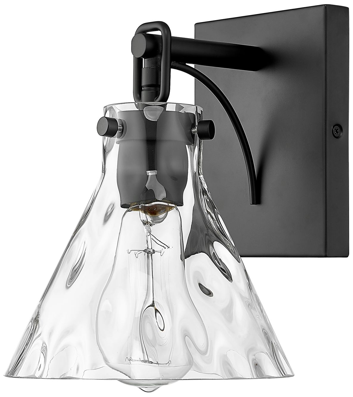 Image 2 Millennium Barlon Wall Sconce  Black more views