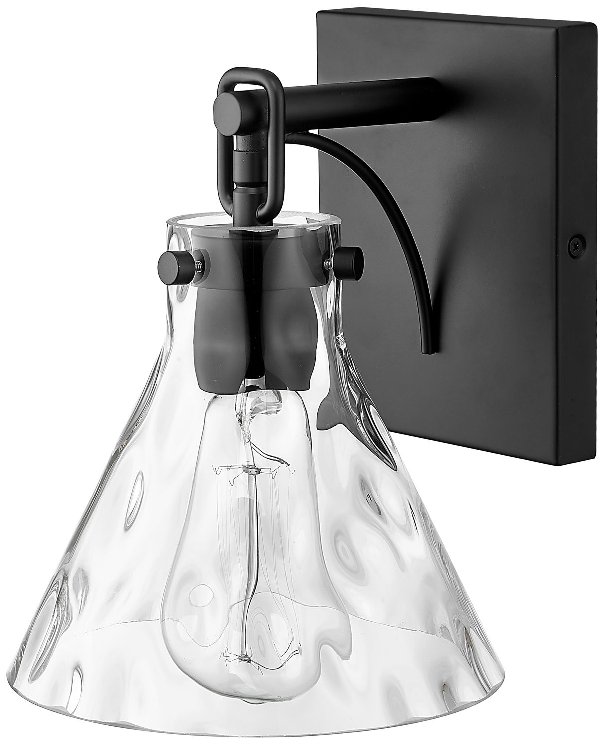 Image 4 Millennium Barlon Wall Sconce  Black more views