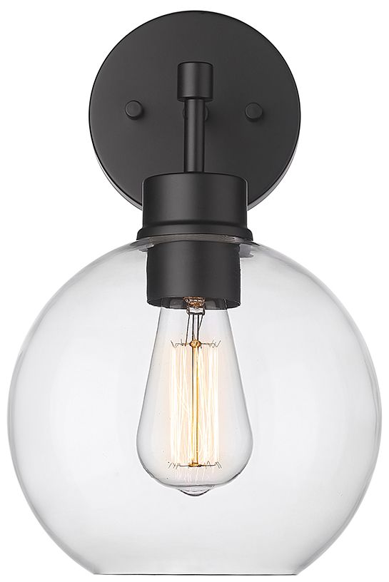 Thumbnail1 of Millennium Basin 1-Light 13.1" Powder Coated Black Outdoor Wall Sconce