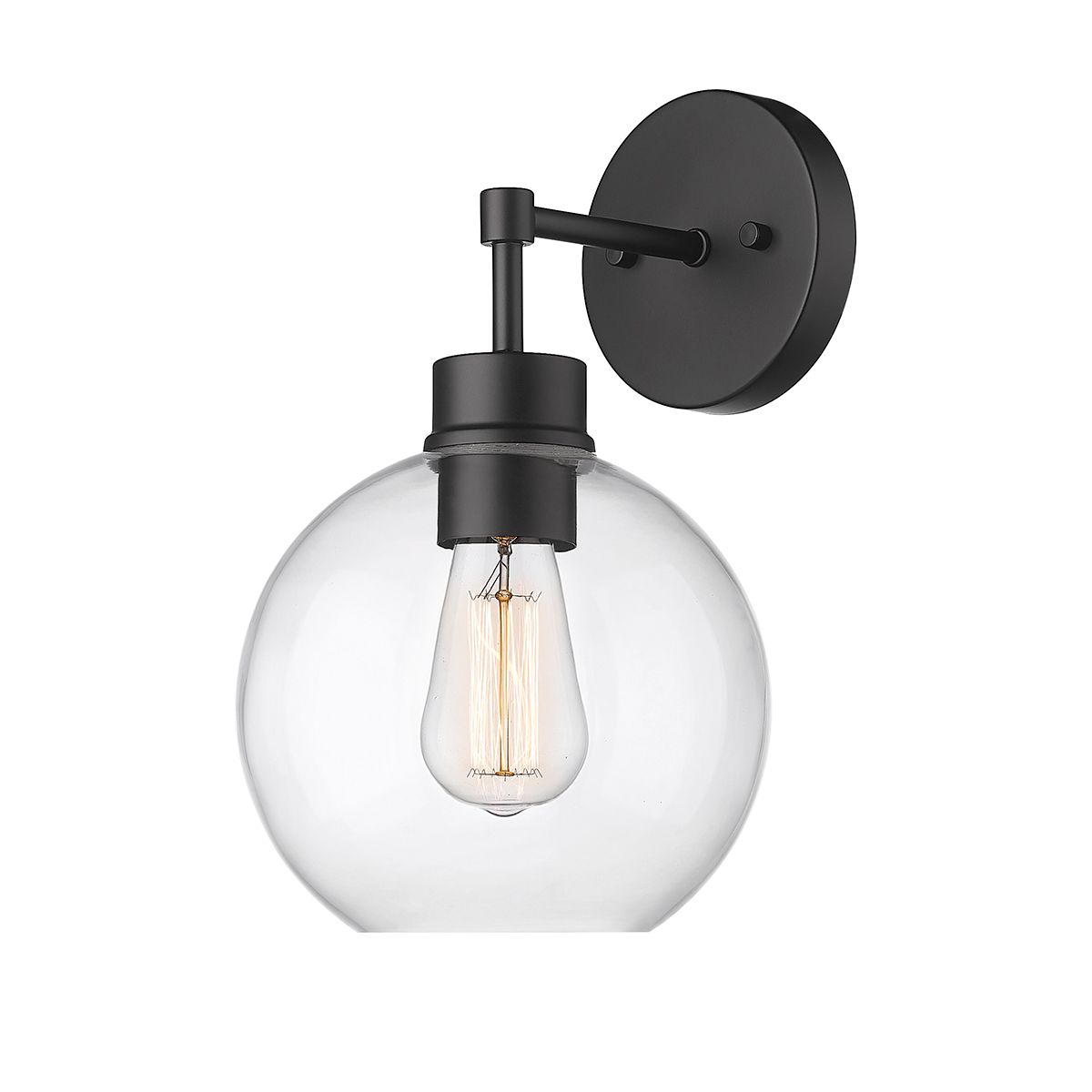 Millennium Basin 1-Light 13.1" Powder Coated Black Outdoor Wall Sconce