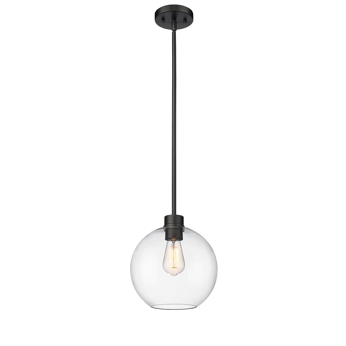 Image 3 Millennium Basin 1-Light 49.16" Powder Coated Black Outdoor Hanging Pendant more views