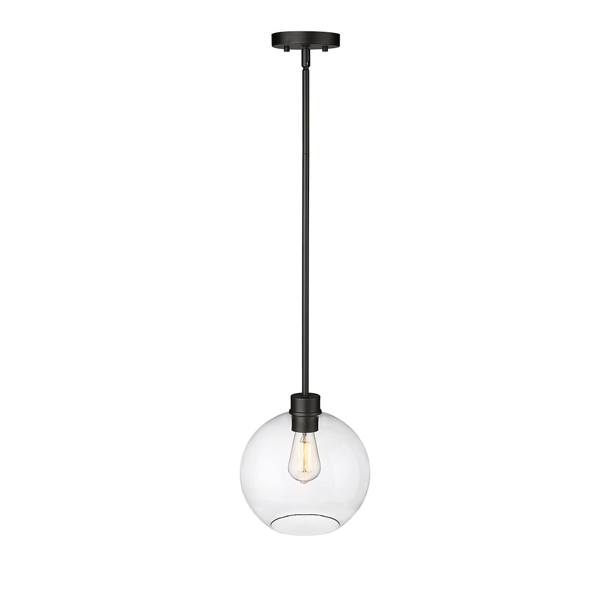 Image 4 Millennium Basin 1-Light 49.16" Powder Coated Black Outdoor Hanging Pendant more views