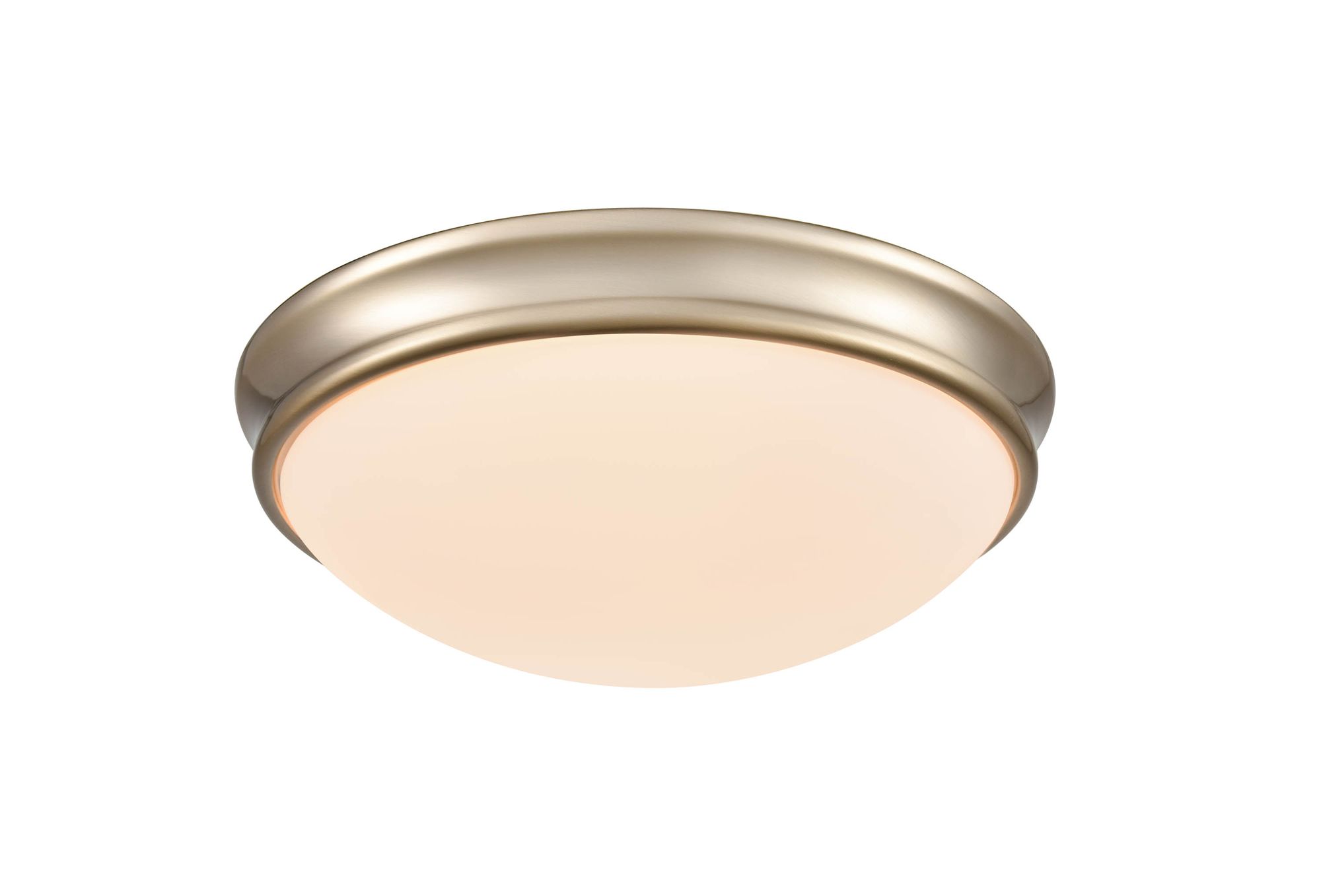 Image 2 Millennium Baumann 2-Light 12.5" Modern Gold Flush Mount with Glass Shade more views