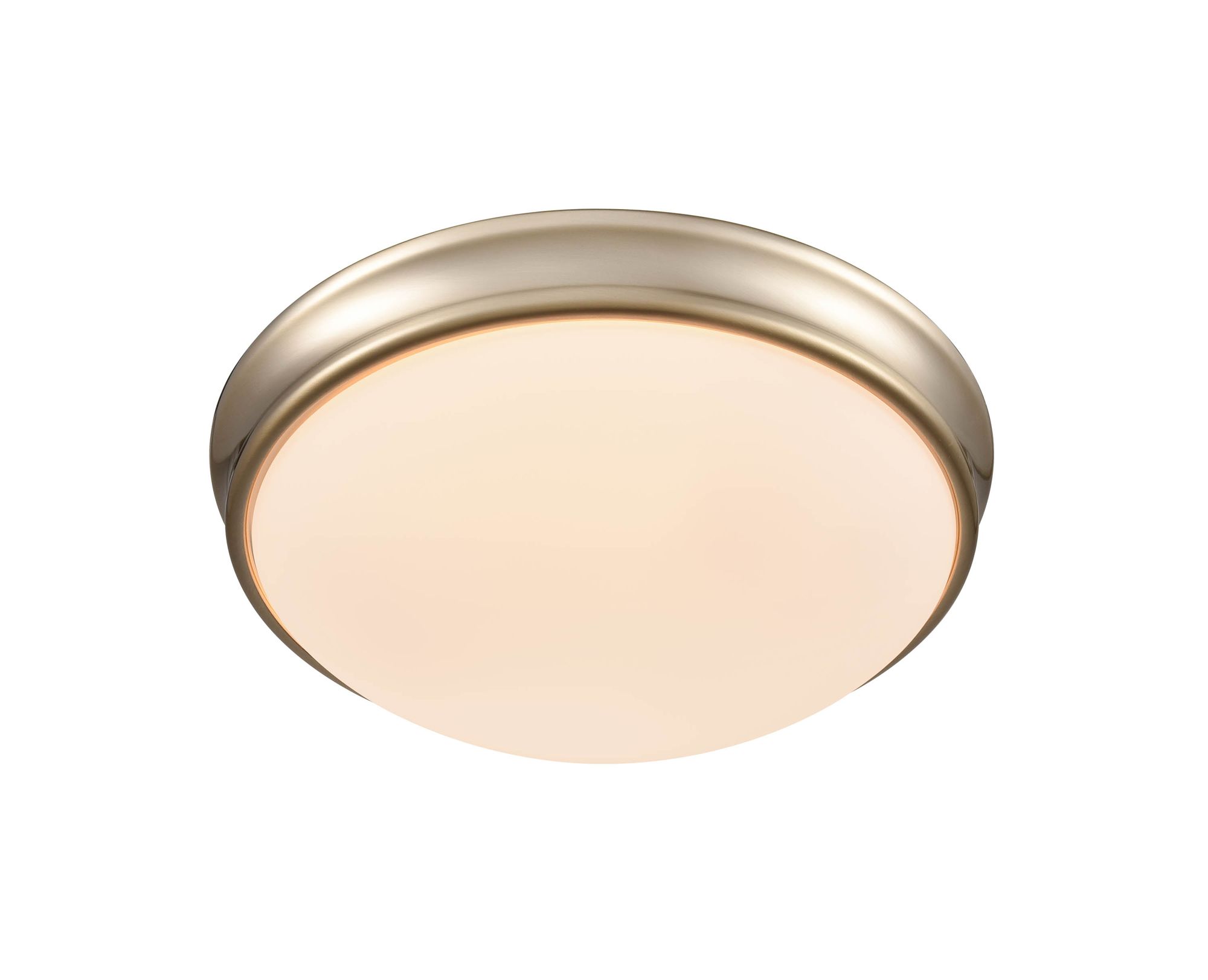 Image 3 Millennium Baumann 2-Light 12.5" Modern Gold Flush Mount with Glass Shade more views