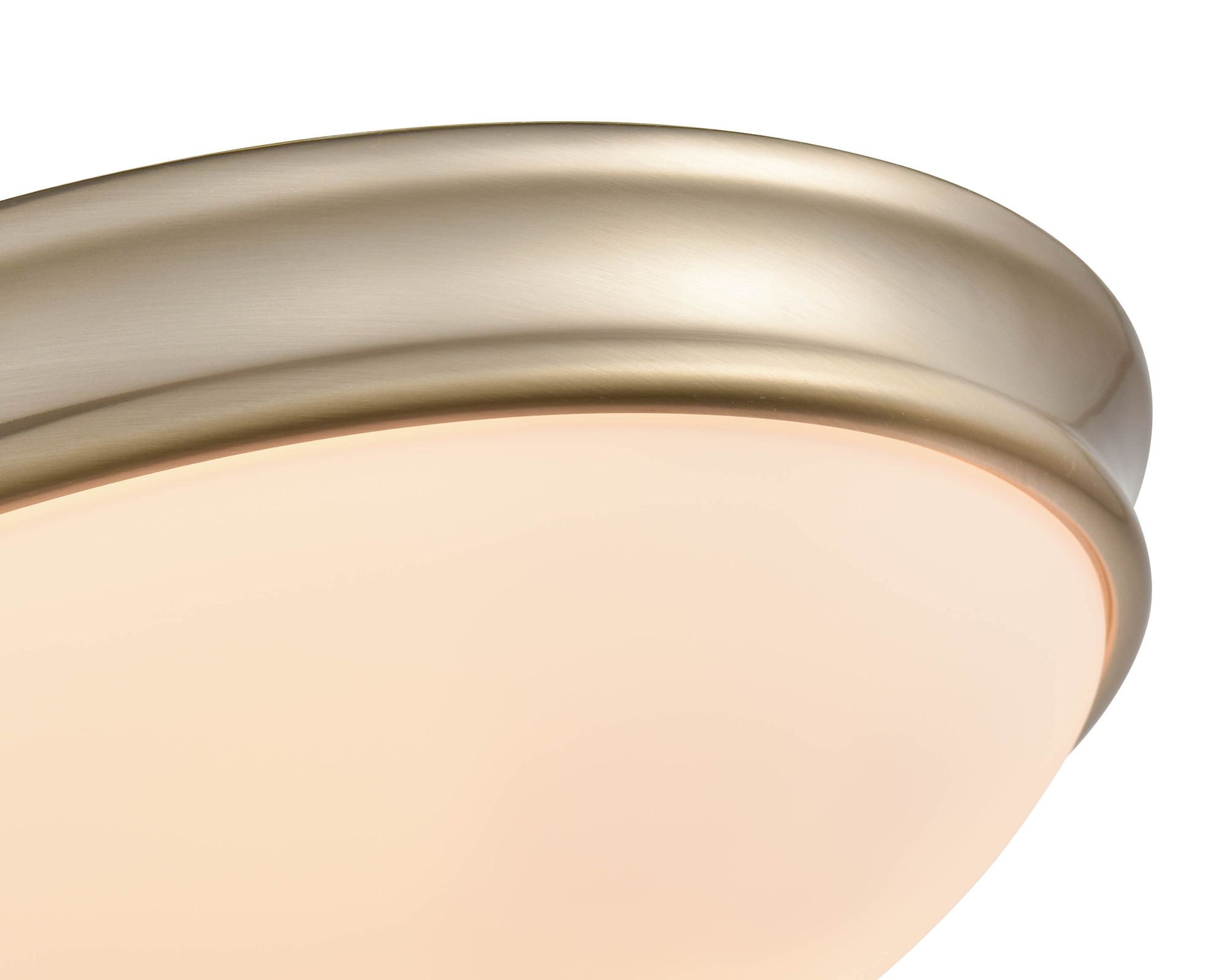 Image 4 Millennium Baumann 2-Light 12.5" Modern Gold Flush Mount with Glass Shade more views
