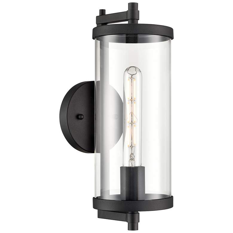 Image 1 Millennium Beckham Outdoor Wall Sconce Textured Black
