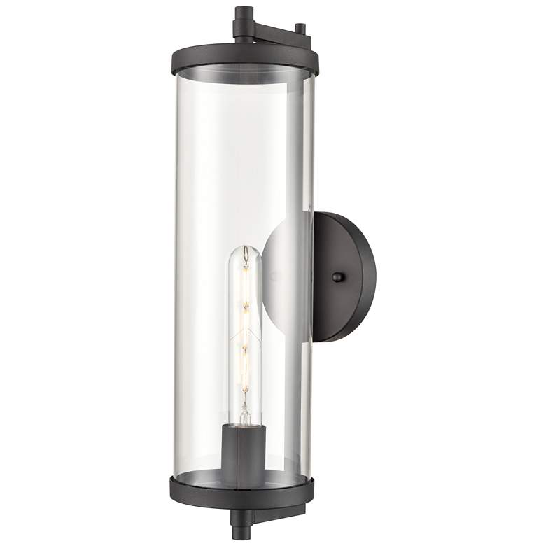 Image 1 Millennium Beckham Outdoor Wall Sconce Textured Black