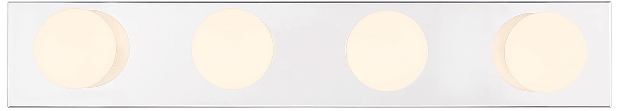 Image 3 Millennium Bellisse 4-Light 24" Chrome Vanity Light more views