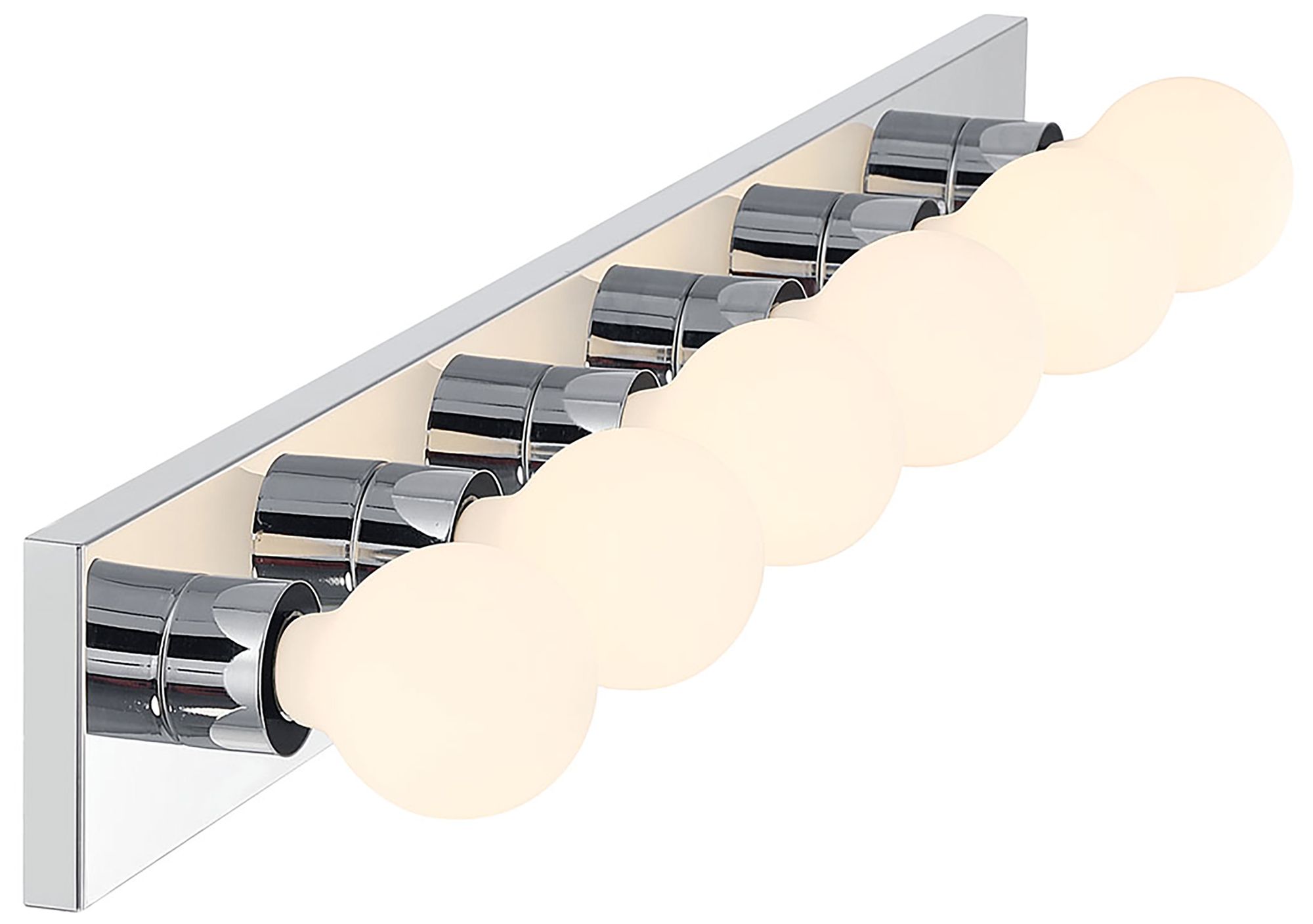 Image 4 Millennium Bellisse 6-Light 36" Chrome Vanity Light more views