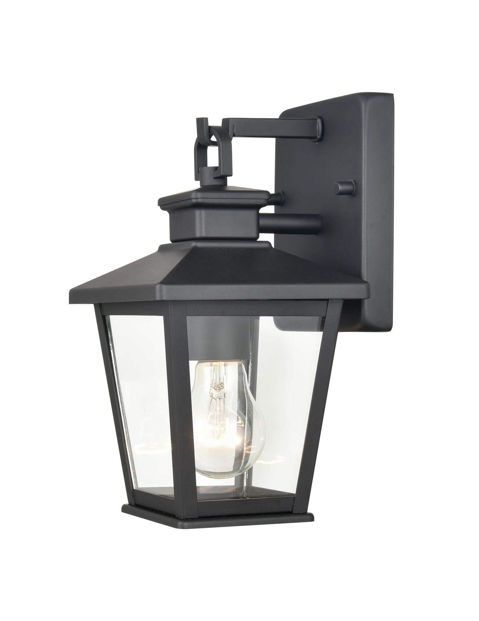 Image 2 Millennium Bellmon 1-Light 10.25" Powder Coated Black Outdoor Wall Sconce more views