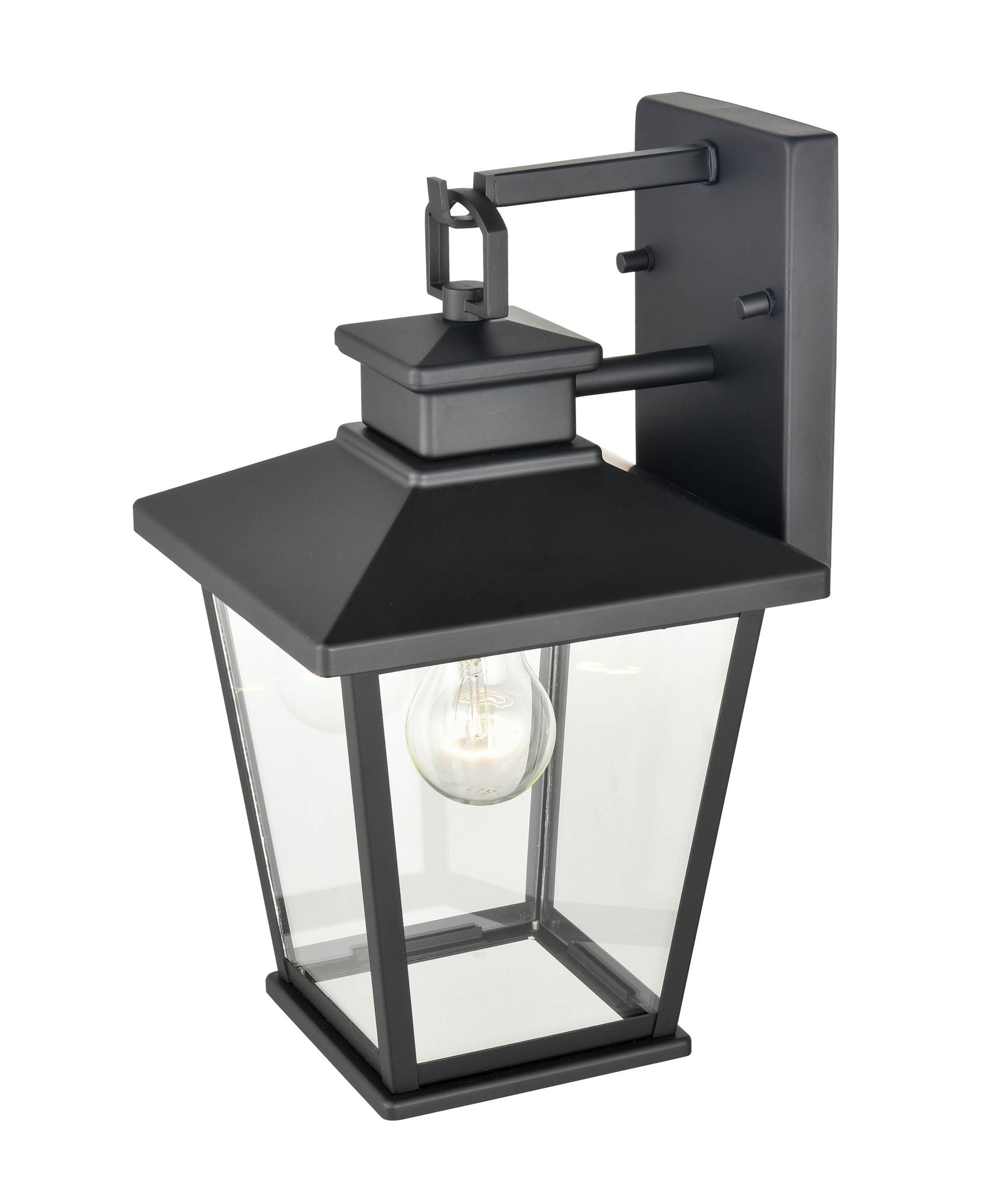 Image 2 Millennium Bellmon 1-Light 13.25" Powder Coated Black Outdoor Wall Sconce more views
