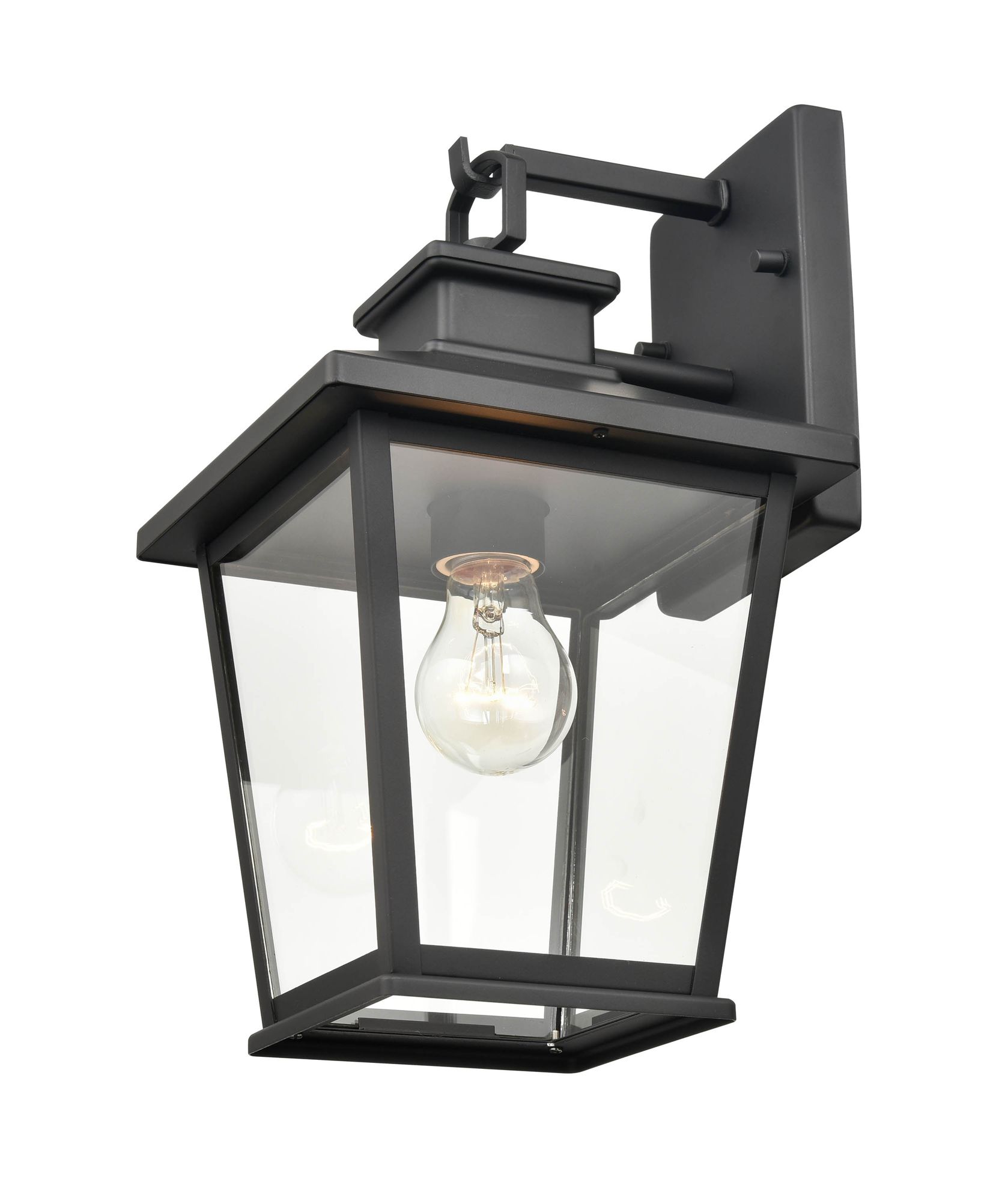 Image 3 Millennium Bellmon 1-Light 13.25" Powder Coated Black Outdoor Wall Sconce more views