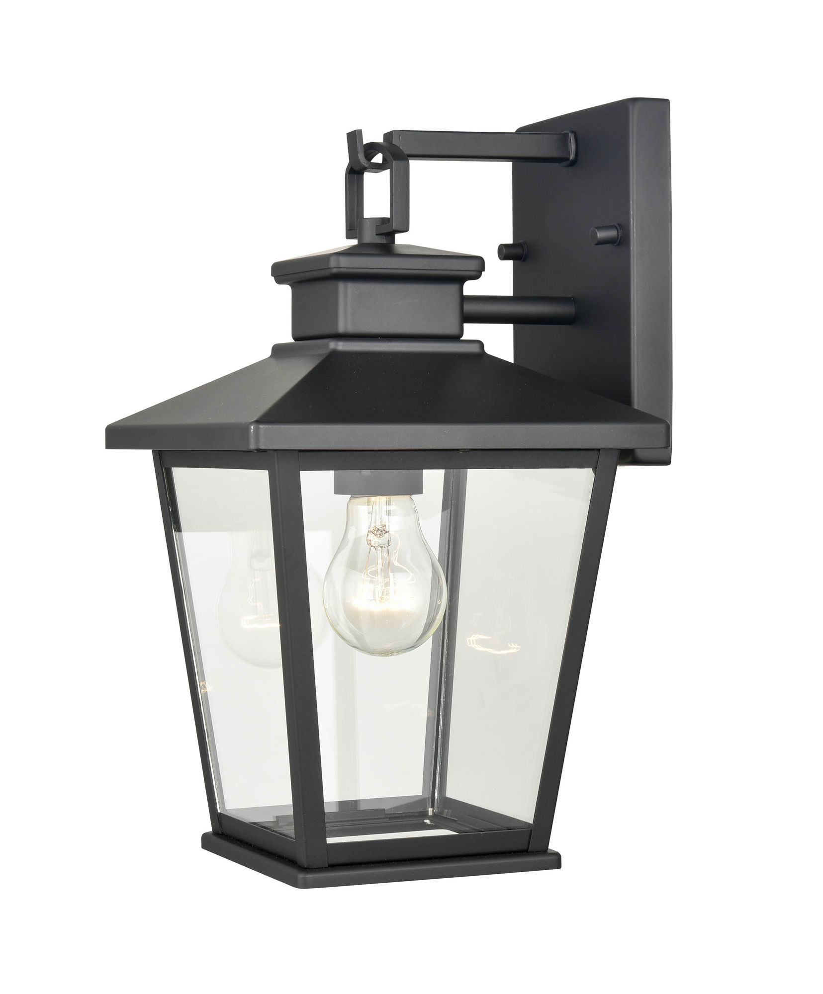 Image 4 Millennium Bellmon 1-Light 13.25" Powder Coated Black Outdoor Wall Sconce more views