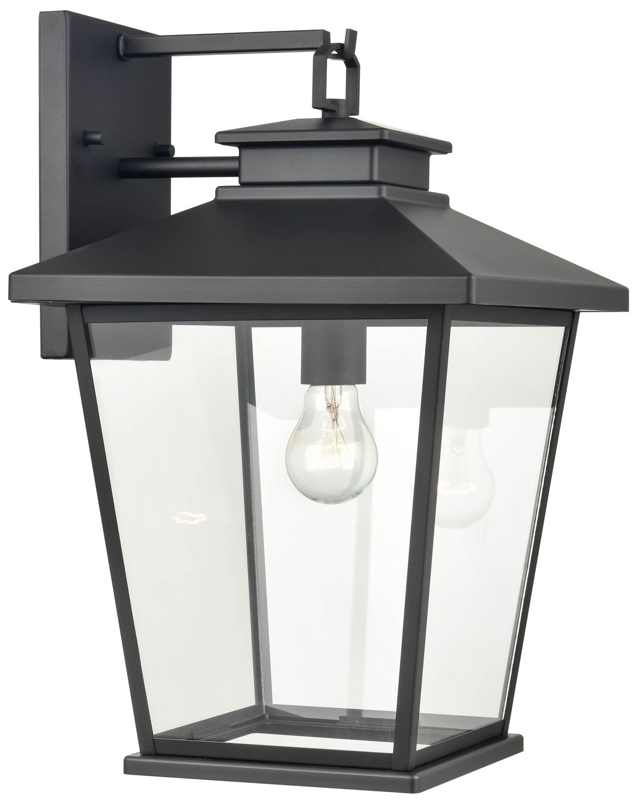 Millennium Bellmon 1-Light 17.5" Powder Coated Black Outdoor Wall Sconce