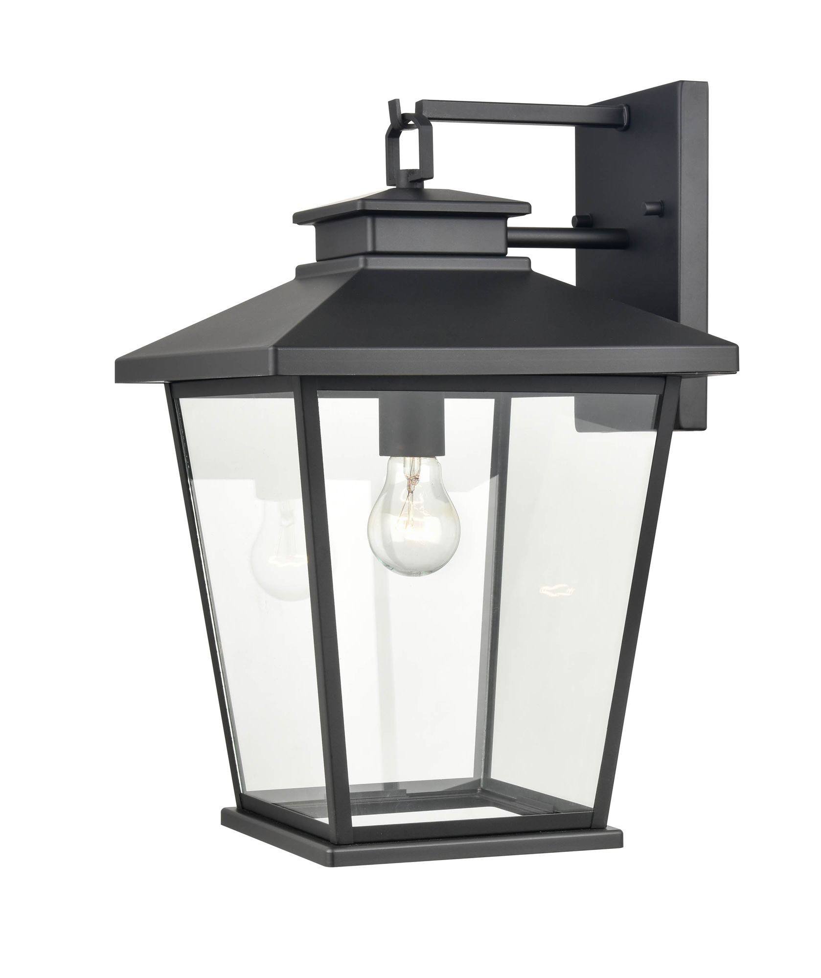 Image 4 Millennium Bellmon 1-Light 17.5" Powder Coated Black Outdoor Wall Sconce more views