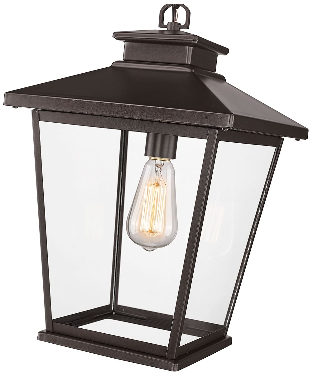 Image 2 Millennium Bellmon 1 Light Outdoor Pendant in Powder Coat Bronze more views