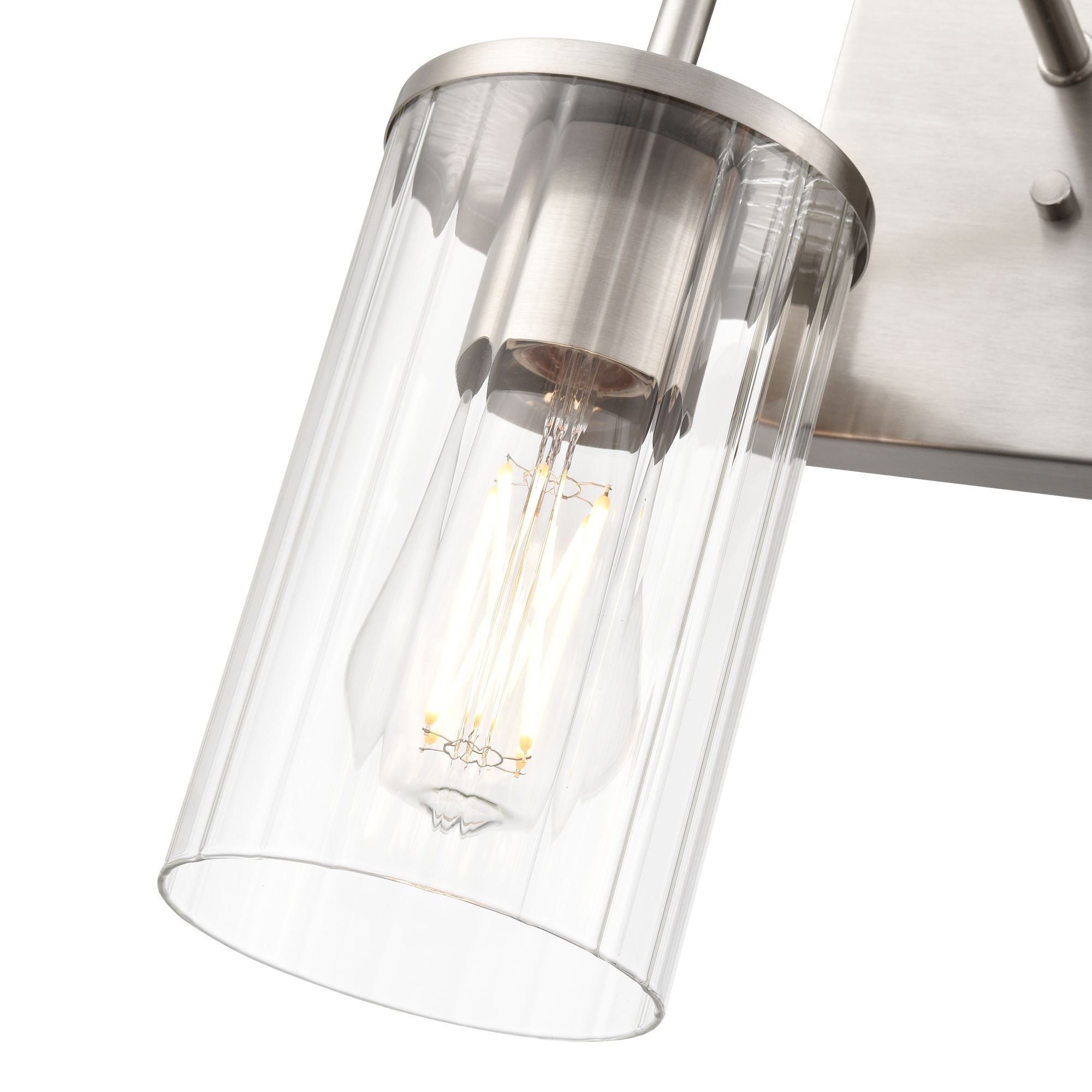 Image 6 Millennium Beverlly 2-Light 13" Brushed Nickel Vanity Light with Shade more views