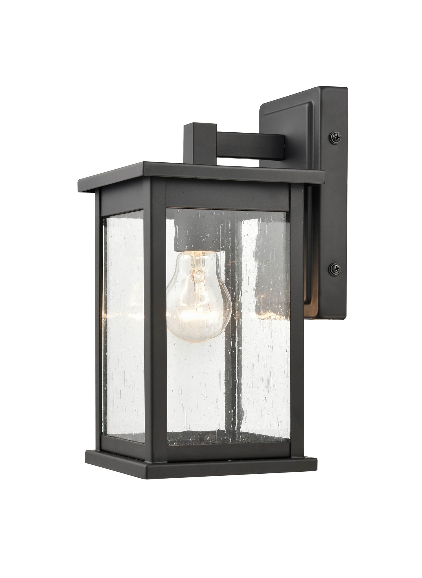 Image 3 Millennium Bowton 1-Light 11.38" Powder Coated Black Outdoor Wall Sconce more views