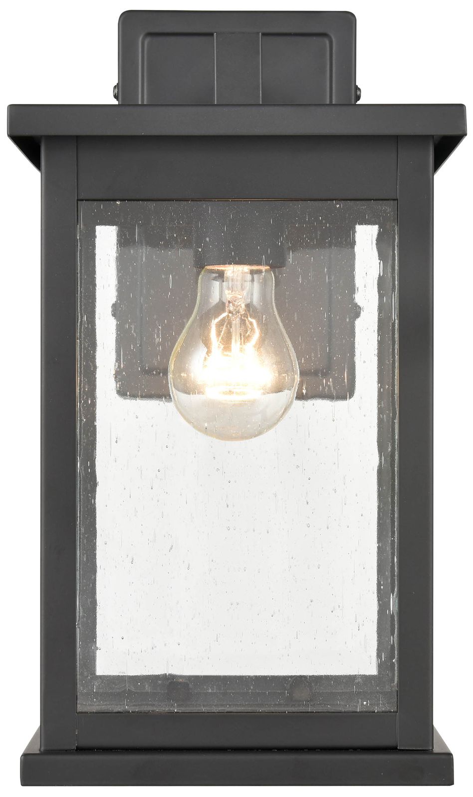Millennium Bowton 1-Light 13" Powder Coated Black Outdoor Wall Sconce
