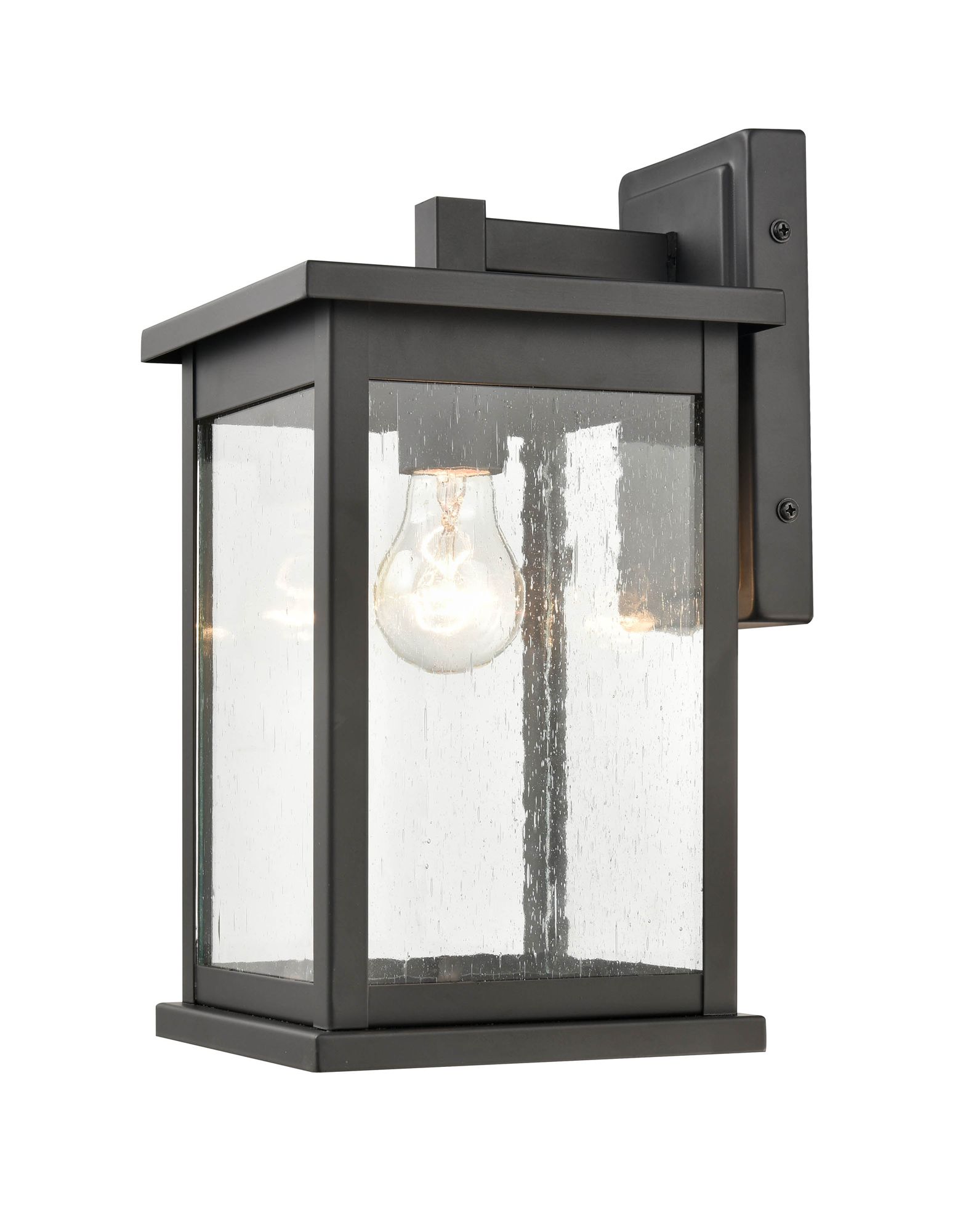 Image 4 Millennium Bowton 1-Light 13" Powder Coated Black Outdoor Wall Sconce more views