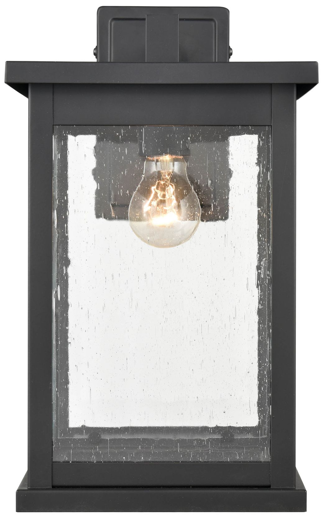 Millennium Bowton 1-Light 15.25" Powder Coated Black Outdoor Wall Sconce