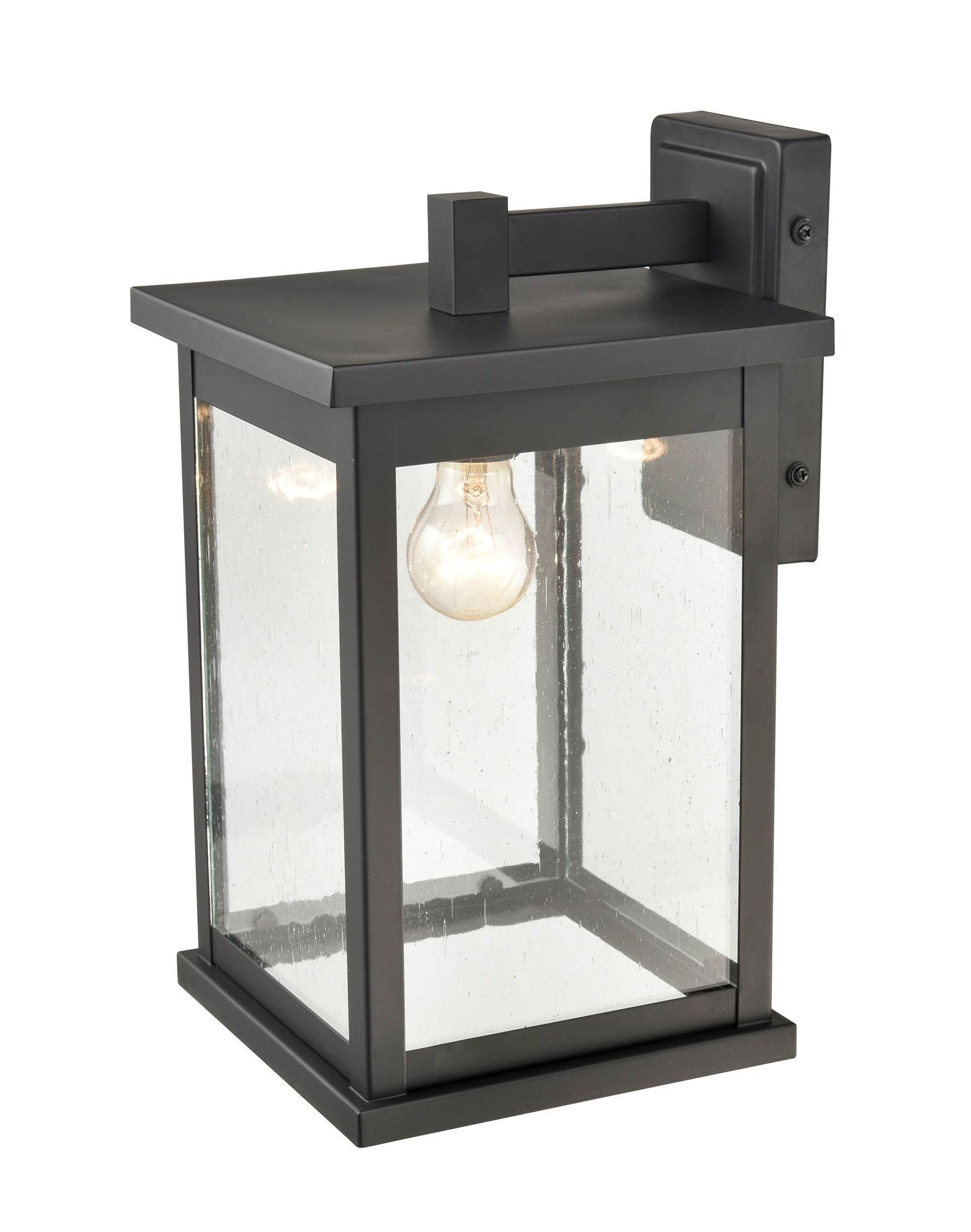 Image 4 Millennium Bowton 1-Light 15.25" Powder Coated Black Outdoor Wall Sconce more views