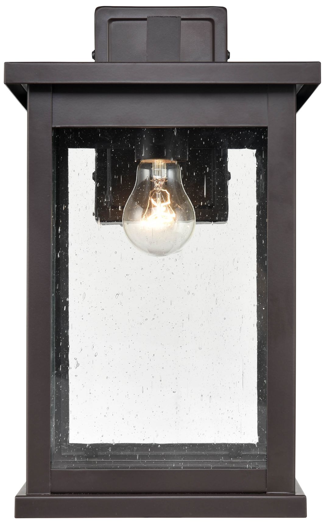 Millennium Bowton 1-Light 15.5" Powder Coated Bronze Outdoor Wall Sconce